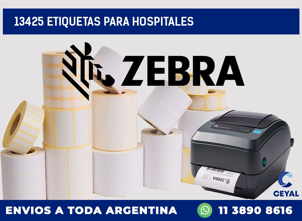 13425 ETIQUETAS PARA HOSPITALES