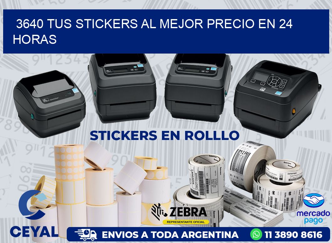 3640 TUS STICKERS AL MEJOR PRECIO EN 24 HORAS