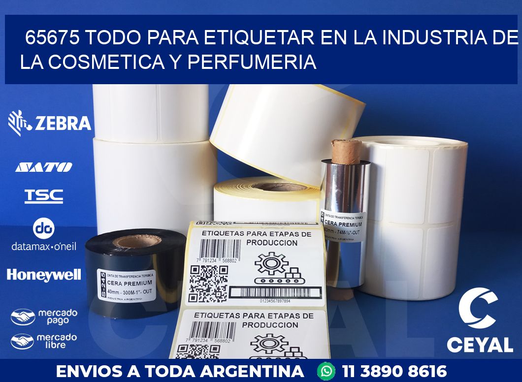 65675 TODO PARA ETIQUETAR EN LA INDUSTRIA DE LA COSMETICA Y PERFUMERIA