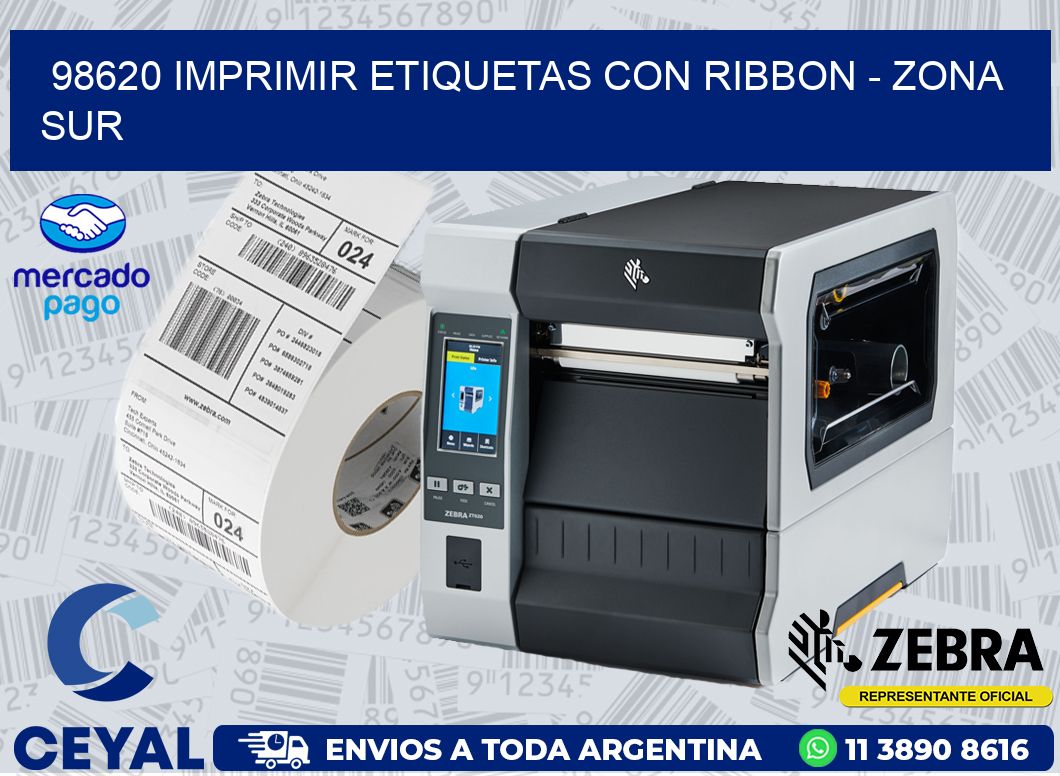 98620 IMPRIMIR ETIQUETAS CON RIBBON - ZONA SUR