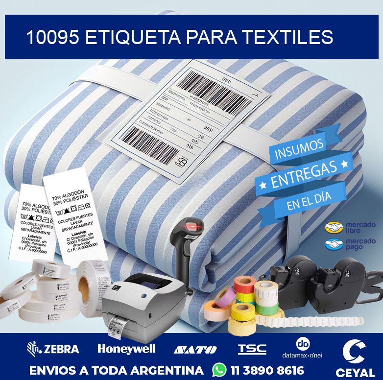 10095 ETIQUETA PARA TEXTILES