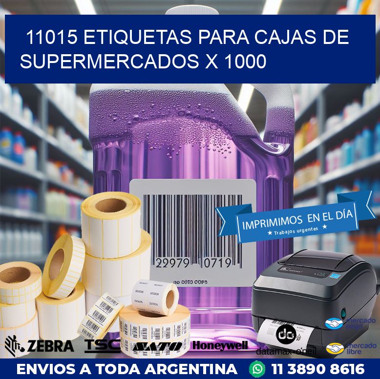 11015 ETIQUETAS PARA CAJAS DE SUPERMERCADOS X 1000