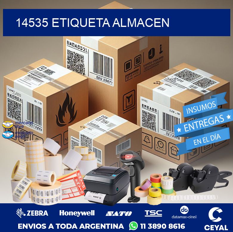 14535 ETIQUETA ALMACEN