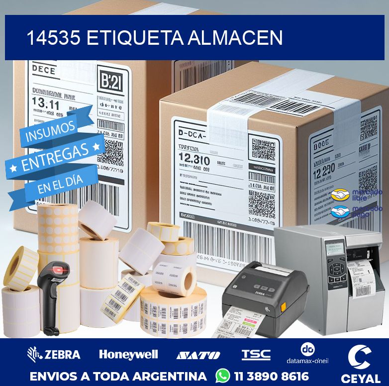 14535 ETIQUETA ALMACEN