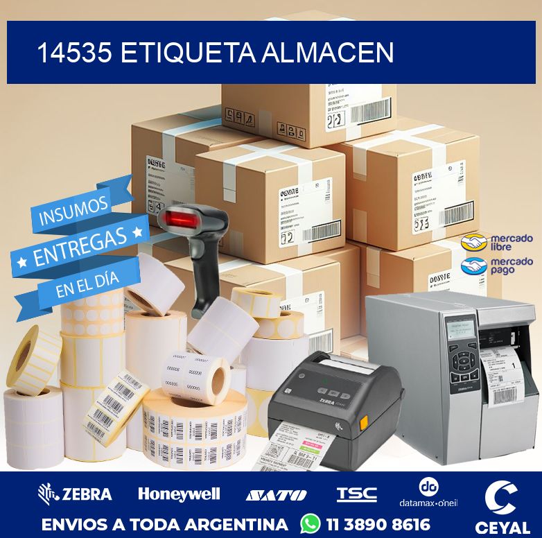 14535 ETIQUETA ALMACEN