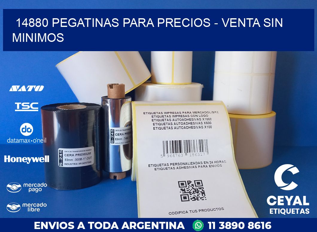 14880 PEGATINAS PARA PRECIOS - VENTA SIN MINIMOS