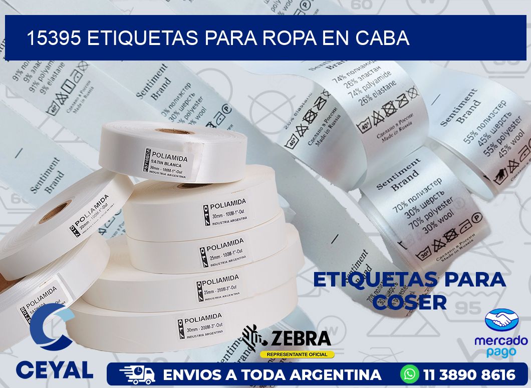 15395 ETIQUETAS PARA ROPA EN CABA