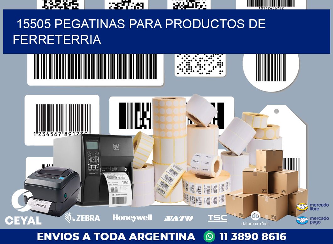 15505 PEGATINAS PARA PRODUCTOS DE FERRETERRIA