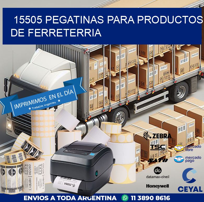 15505 PEGATINAS PARA PRODUCTOS DE FERRETERRIA
