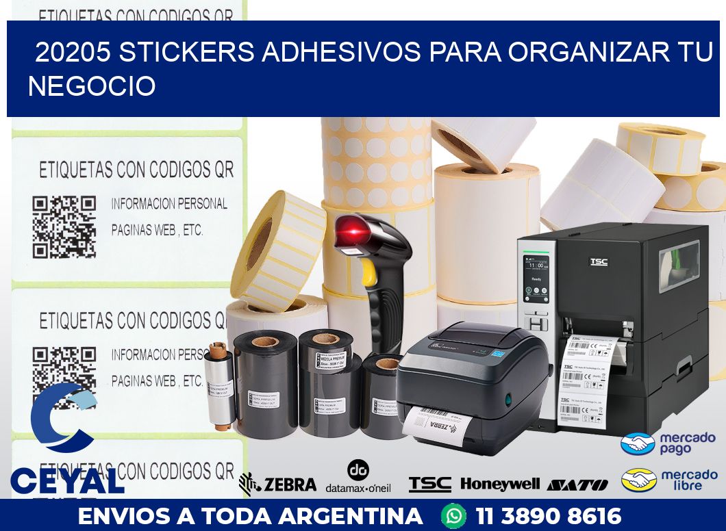 20205 STICKERS ADHESIVOS PARA ORGANIZAR TU NEGOCIO
