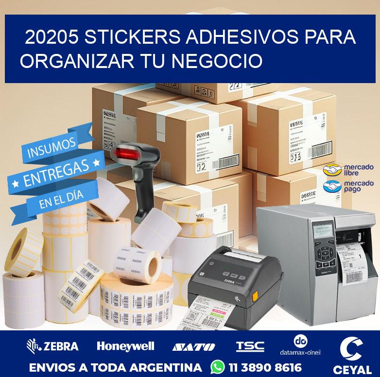 20205 STICKERS ADHESIVOS PARA ORGANIZAR TU NEGOCIO