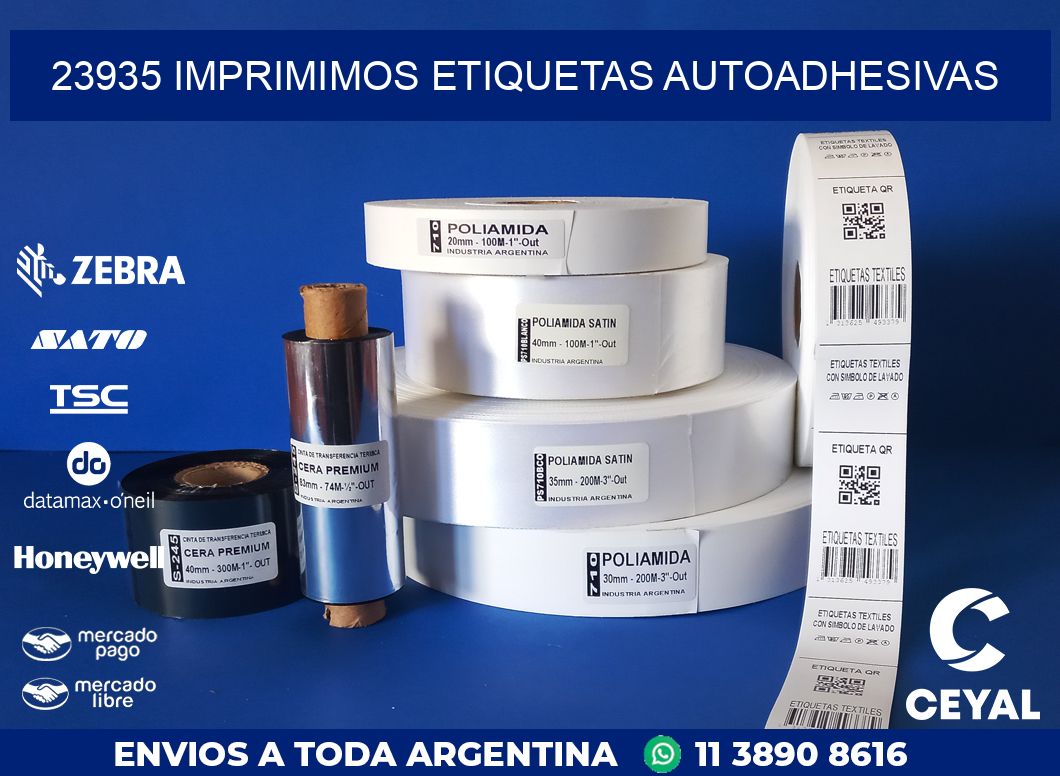 23935 IMPRIMIMOS ETIQUETAS AUTOADHESIVAS