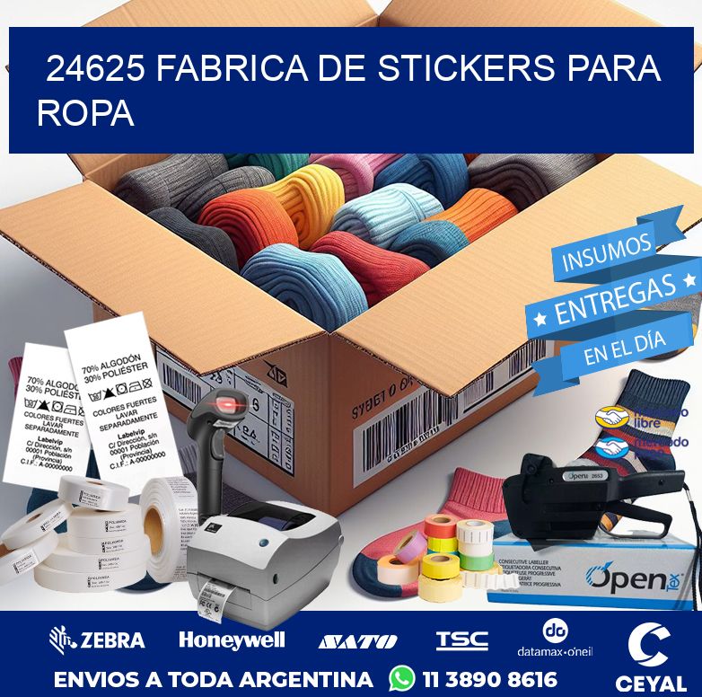 24625 FABRICA DE STICKERS PARA ROPA