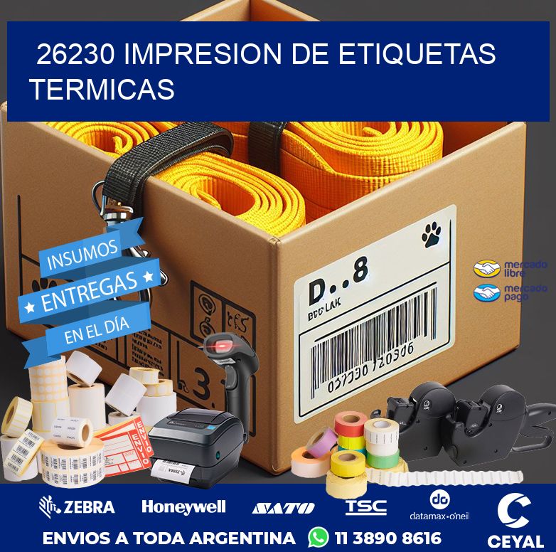 26230 IMPRESION DE ETIQUETAS TERMICAS