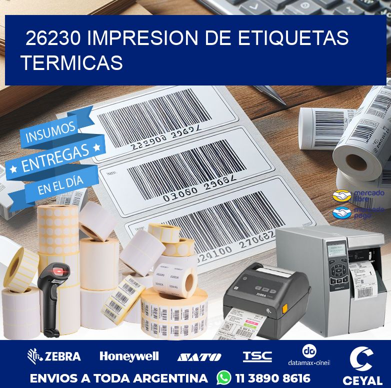 26230 IMPRESION DE ETIQUETAS TERMICAS