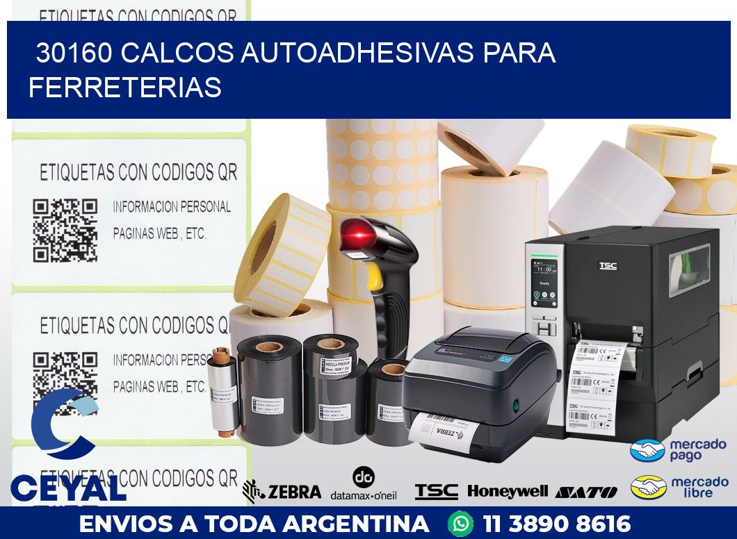 30160 CALCOS AUTOADHESIVAS PARA FERRETERIAS
