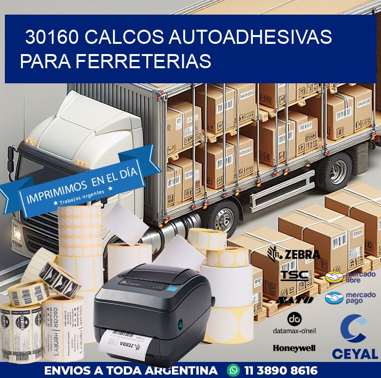 30160 CALCOS AUTOADHESIVAS PARA FERRETERIAS