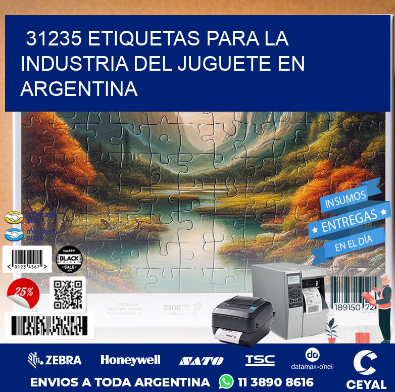31235 ETIQUETAS PARA LA INDUSTRIA DEL JUGUETE EN ARGENTINA