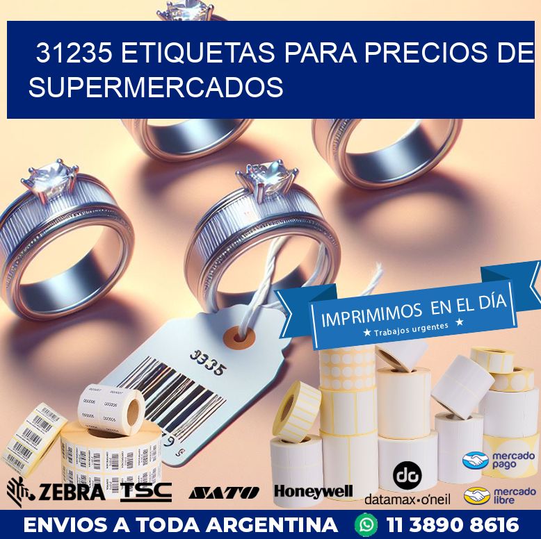 31235 ETIQUETAS PARA PRECIOS DE SUPERMERCADOS