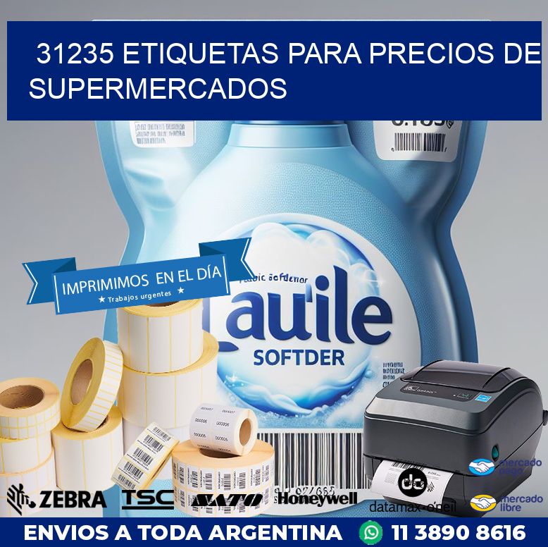 31235 ETIQUETAS PARA PRECIOS DE SUPERMERCADOS