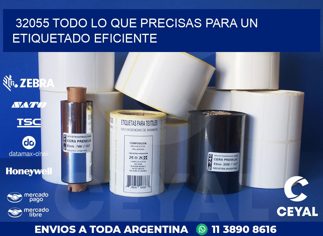 32055 TODO LO QUE PRECISAS PARA UN ETIQUETADO EFICIENTE