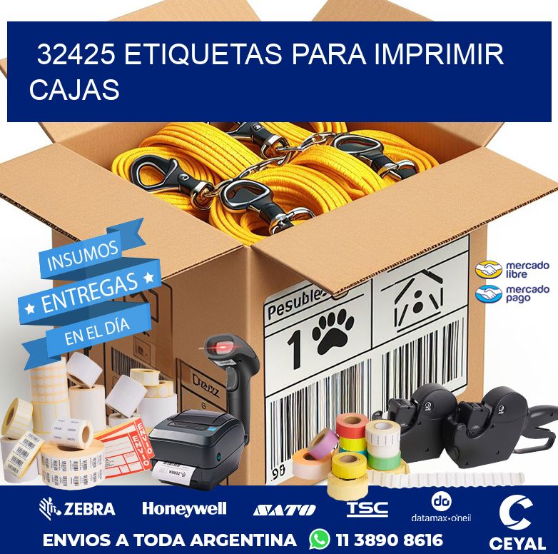 32425 ETIQUETAS PARA IMPRIMIR CAJAS