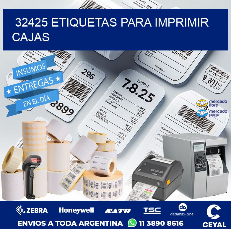 32425 ETIQUETAS PARA IMPRIMIR CAJAS