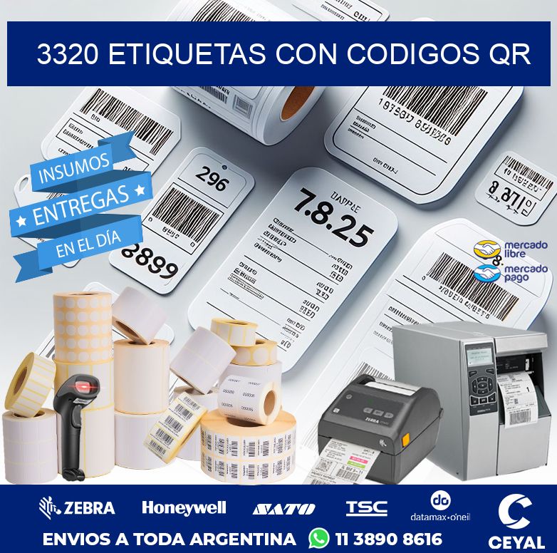 3320 ETIQUETAS CON CODIGOS QR | Zebra Etiquetadora