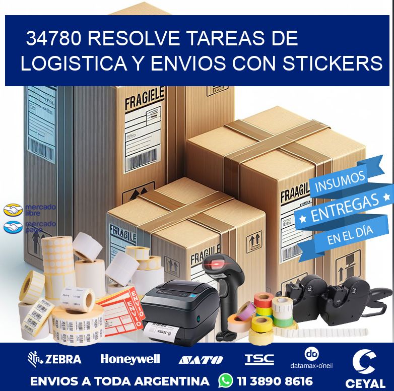 34780 RESOLVE TAREAS DE LOGISTICA Y ENVIOS CON STICKERS