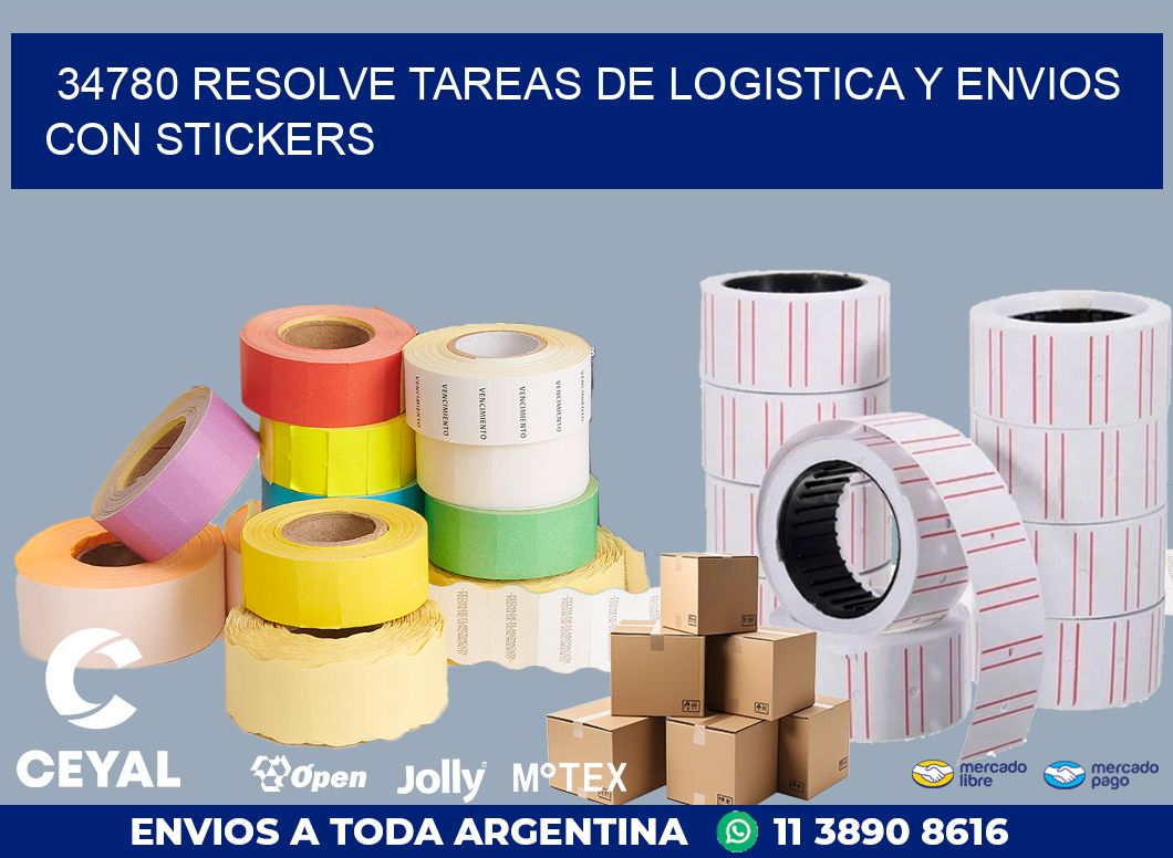 34780 RESOLVE TAREAS DE LOGISTICA Y ENVIOS CON STICKERS