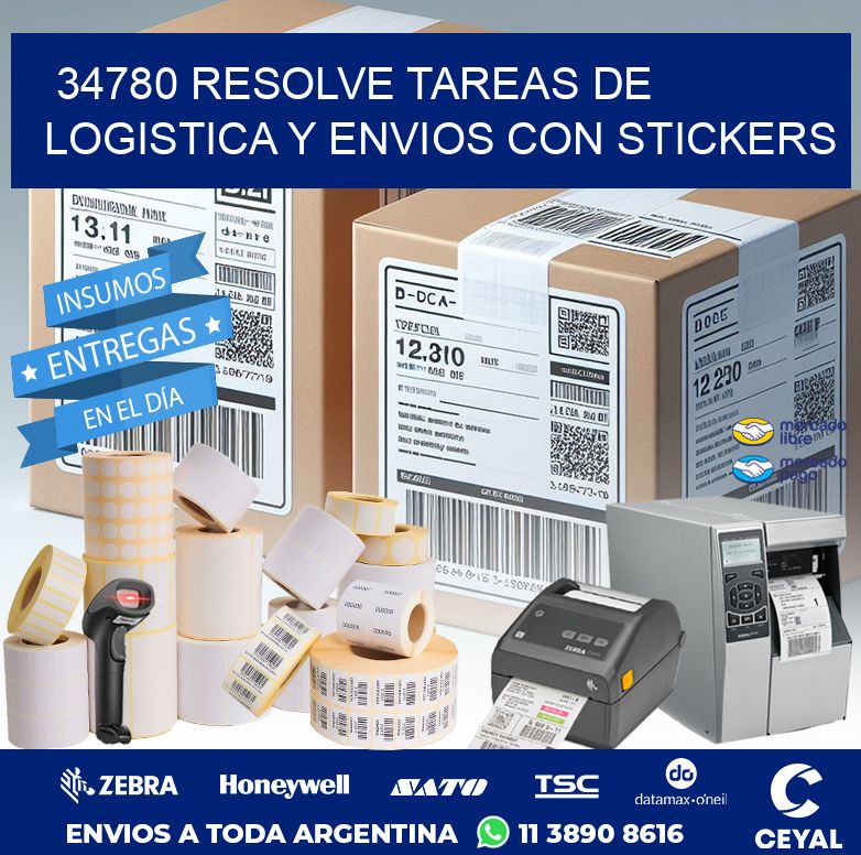 34780 RESOLVE TAREAS DE LOGISTICA Y ENVIOS CON STICKERS