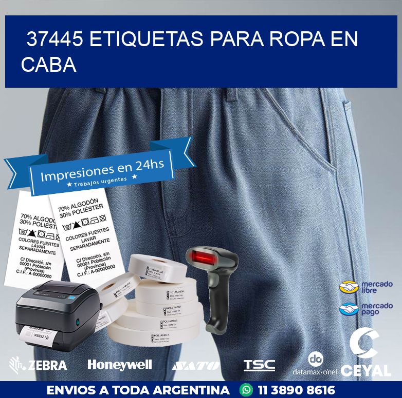 37445 ETIQUETAS PARA ROPA EN CABA