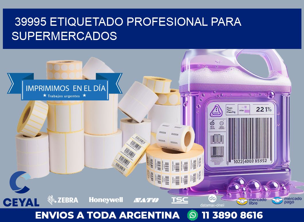 39995 ETIQUETADO PROFESIONAL PARA SUPERMERCADOS