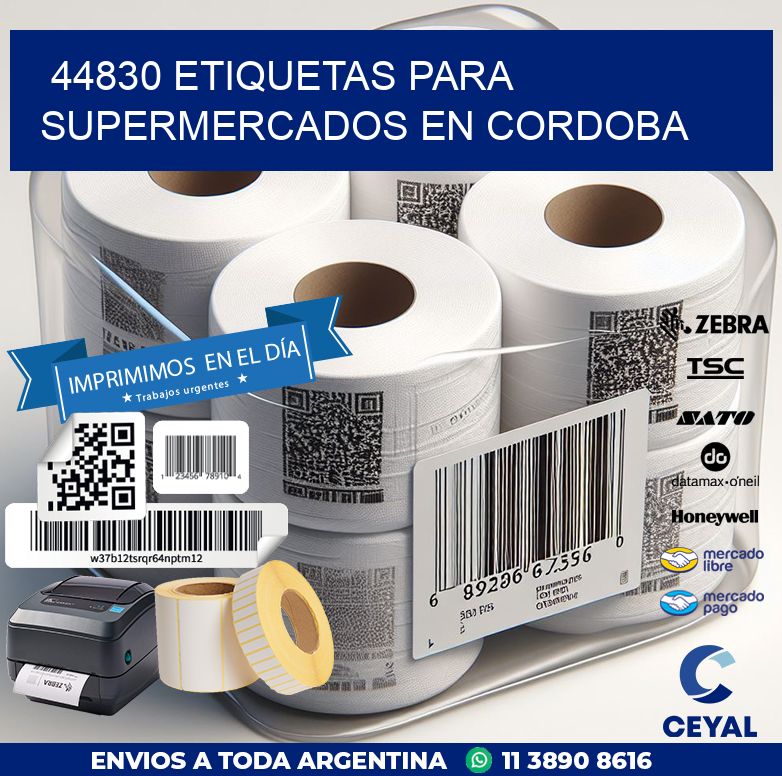 44830 ETIQUETAS PARA SUPERMERCADOS EN CORDOBA