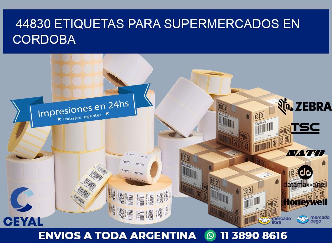 44830 ETIQUETAS PARA SUPERMERCADOS EN CORDOBA