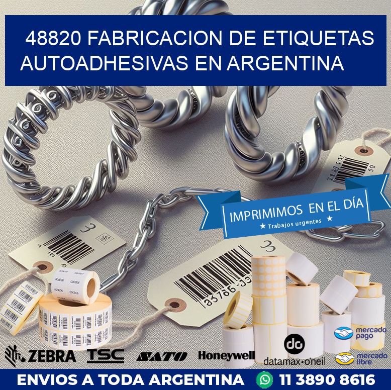 48820 FABRICACION DE ETIQUETAS AUTOADHESIVAS EN ARGENTINA