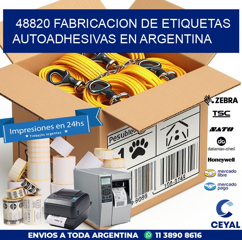 48820 FABRICACION DE ETIQUETAS AUTOADHESIVAS EN ARGENTINA