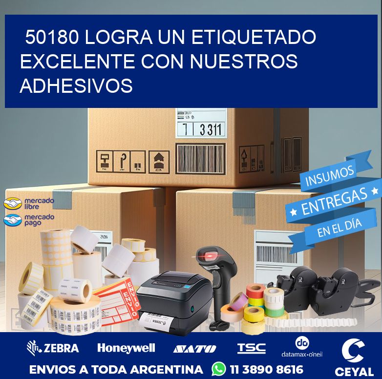 50180 LOGRA UN ETIQUETADO EXCELENTE CON NUESTROS ADHESIVOS