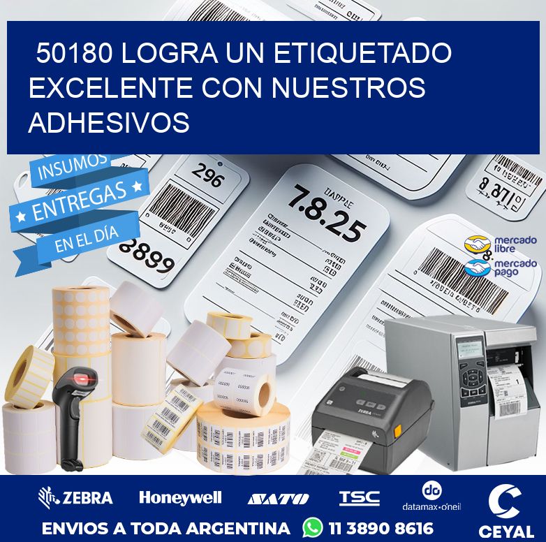 50180 LOGRA UN ETIQUETADO EXCELENTE CON NUESTROS ADHESIVOS