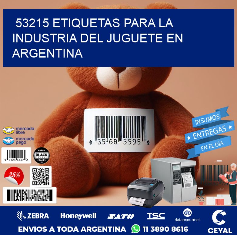 53215 ETIQUETAS PARA LA INDUSTRIA DEL JUGUETE EN ARGENTINA