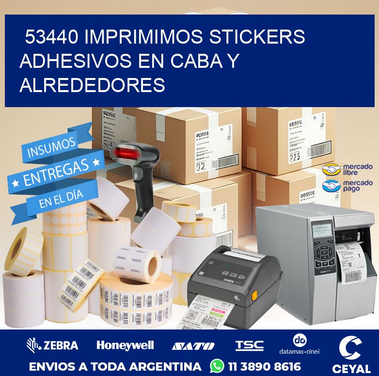 53440 IMPRIMIMOS STICKERS ADHESIVOS EN CABA Y ALREDEDORES