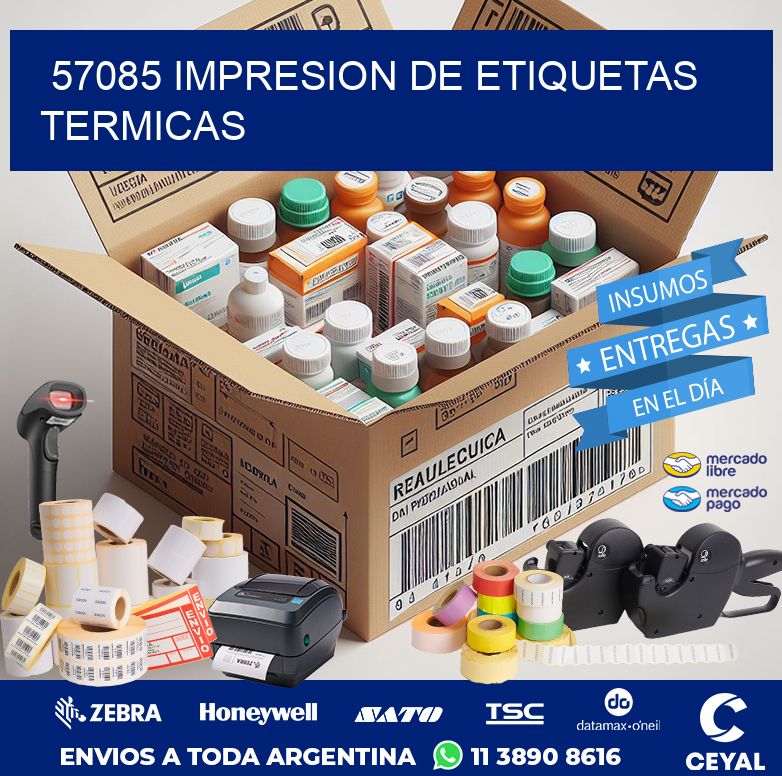 57085 IMPRESION DE ETIQUETAS TERMICAS