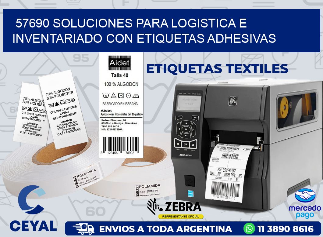 57690 SOLUCIONES PARA LOGISTICA E INVENTARIADO CON ETIQUETAS ADHESIVAS