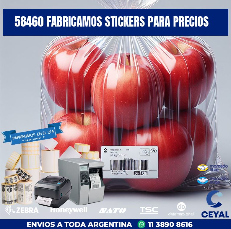 58460 FABRICAMOS STICKERS PARA PRECIOS