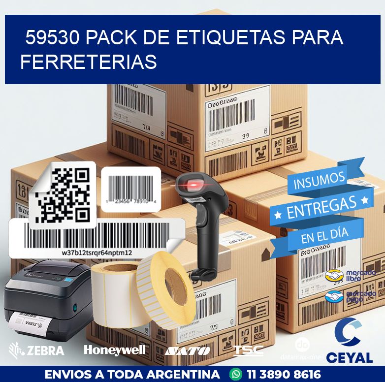 59530 PACK DE ETIQUETAS PARA FERRETERIAS