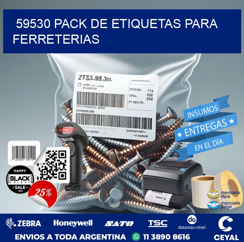 59530 PACK DE ETIQUETAS PARA FERRETERIAS