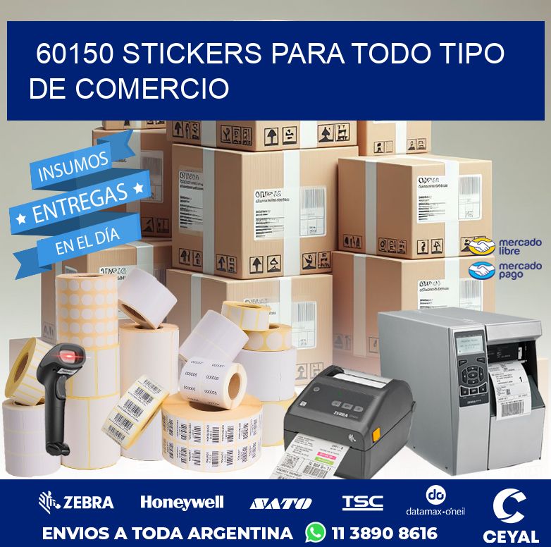 60150 STICKERS PARA TODO TIPO DE COMERCIO