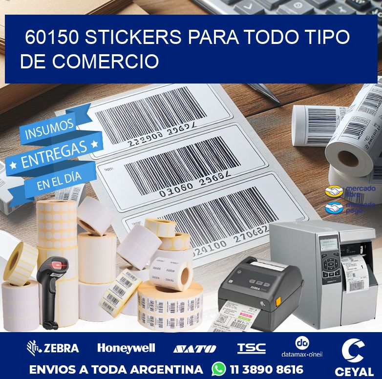 60150 STICKERS PARA TODO TIPO DE COMERCIO