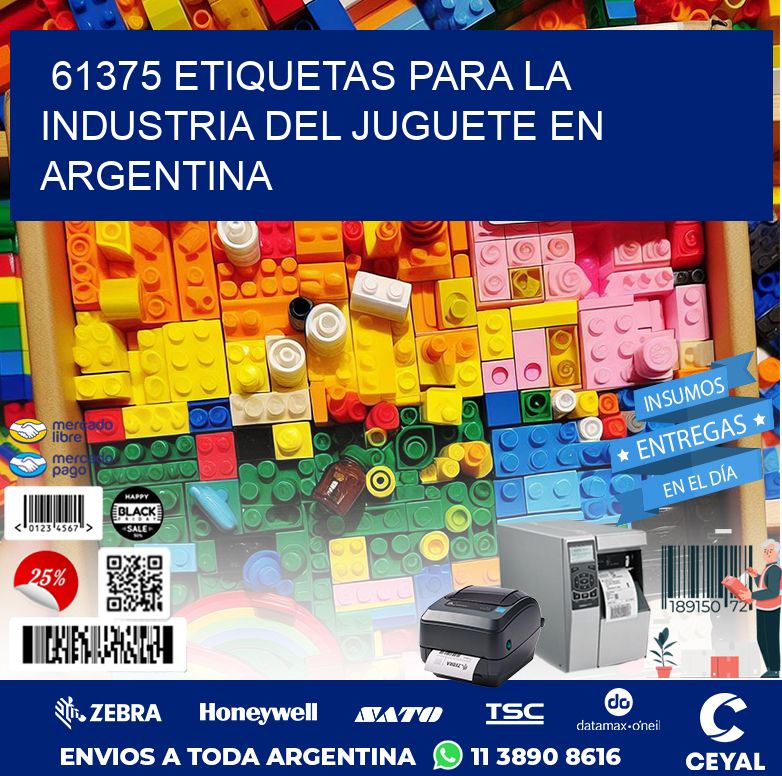 61375 ETIQUETAS PARA LA INDUSTRIA DEL JUGUETE EN ARGENTINA