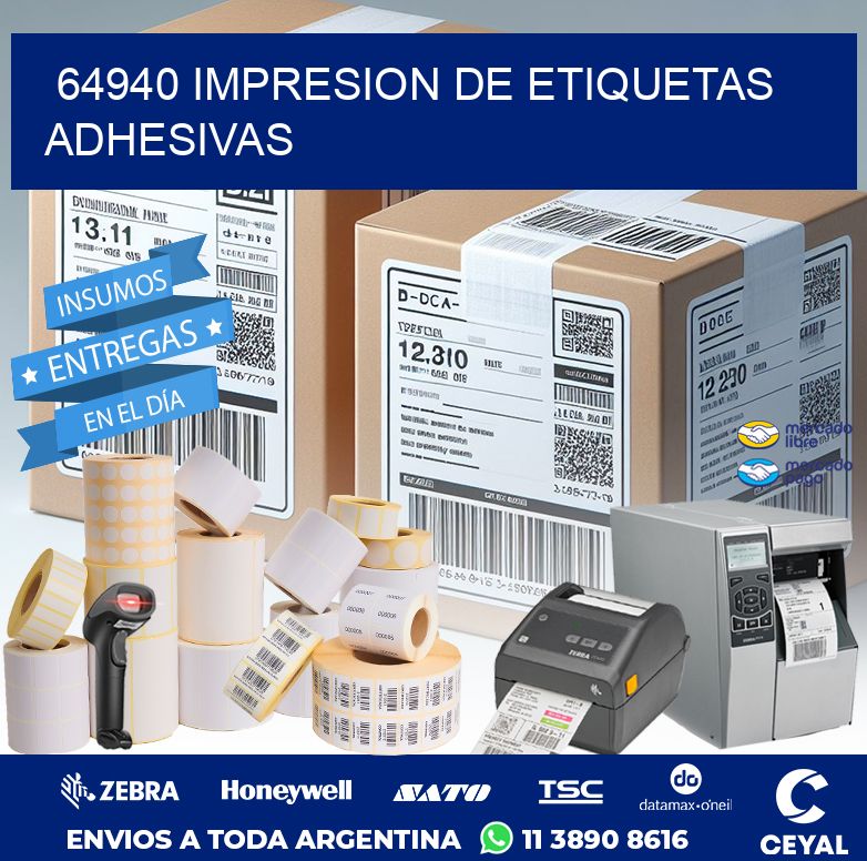 64940 IMPRESION DE ETIQUETAS ADHESIVAS